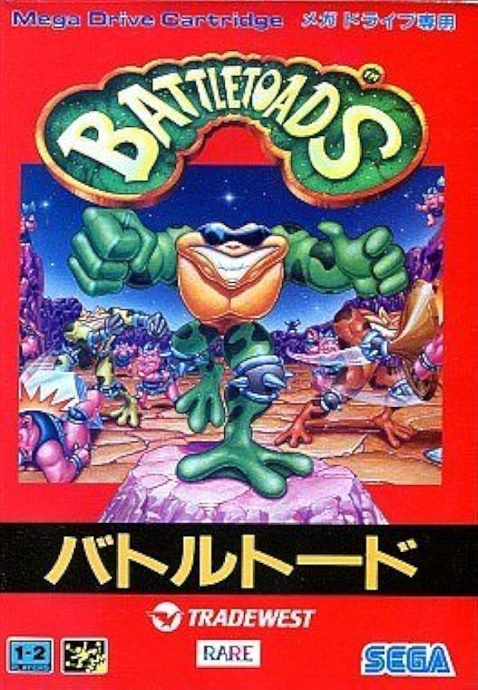 Amazon.com: BATTLETOADS for the Japanese Sega Mega Drive